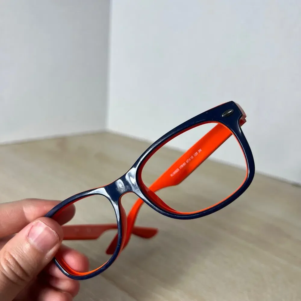 Ray-Ban RJ9052S 178/80 Youth Sunglasses Blue Orange FRAMES ONLY 47-15-125